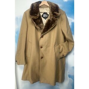 Great Western by Gleneagles vintage 60s-70s wool camel car coat